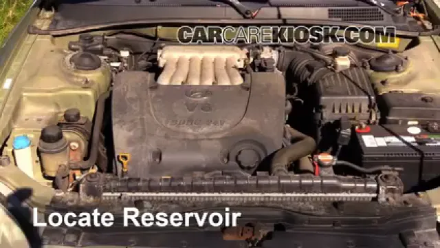 2000 Hyundai Sonata GLS 2.5L V6 Windshield Washer Fluid Add Fluid